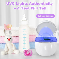Qualirey USB rechargeable unit for convenient on-the-go cleaning.