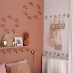 QUCHENG Boho watercolor nursery sea animals sticker creates coastal charm