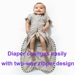 QUENESS BABY 100 percent cotton fabric stays soft and breathable.