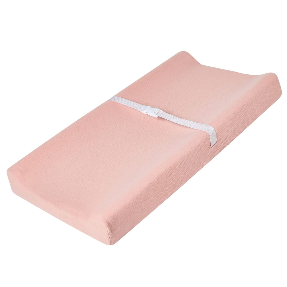 QUENESS changing pad cover with soft-baby fabric for cozy diaper changes