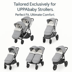 Quintriae harness slots align with the stroller harness for secure fit