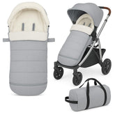 Quintriae stroller footmuff outer shell keeps baby warm during windy winter strolls
