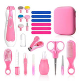 Qunlions life hair brush from the baby grooming kit for gentle detangling and soothing routine.