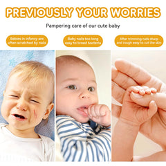 Qunlions Life cushioned sandpapers for babies for gentle filing