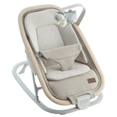 QUTANIX Noah 2in1 baby bouncer front view showing versatile rocking and stationary seating.