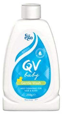 QV Baby Gentle Wash bottle pour for gentle daily cleansing on sensitive skin