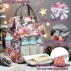 QWREOIA diaper bag coin pocket for secure quick access