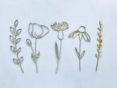 QWTOWFM wooden wildflowers wall decal for nursery adds natural charm and eco-friendly decor.