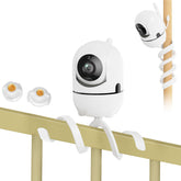 Qwwia HelloBaby mount with a 20-inch gooseneck offers secure crib-side viewing.