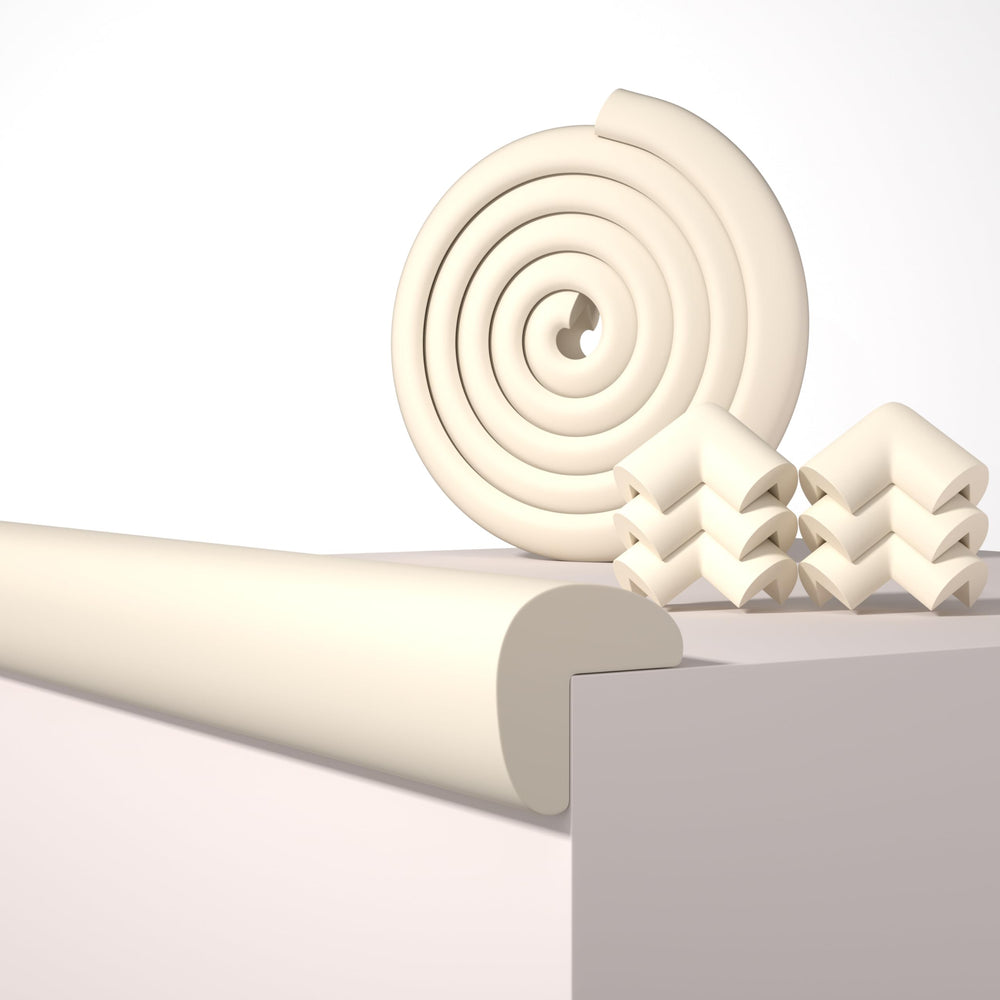 QYV beige edge corner protector guards furniture corners and cushions accidental bumps.
