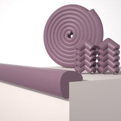 QYV baby-proof edge corner protector purple assembly guards corners for safe play