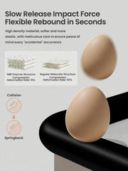 QYV soft NBR rubber foam cushion absorbs impact for gentle bumps.