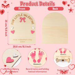 R HORSE 3D baby handprint sign showcases tiny details for keepsakes