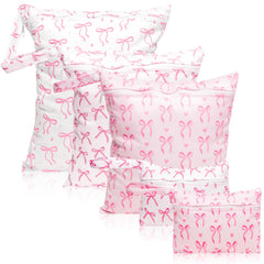 R HORSE diaper bag with pink bow pattern for stylish outings