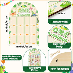 R HORSE monthly milestone frame on wood for nursery memory keeping.
