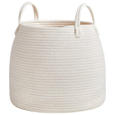R RUNKA nursery laundry basket with unique shape for blankets and toys