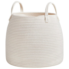 R RUNKA nursery laundry basket with unique shape for blankets and toys