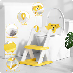 RABB 1ST adjustable-height design fits various toilets for growing kids.
