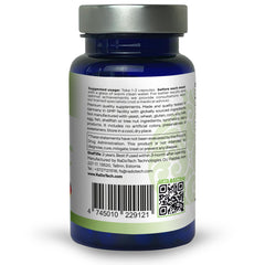 RaDoTech Wild Yam Root capsules close-up highlighting premium formula for menopause support.