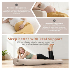 Raganawa pillow head-hole brown supports neck and head while lounging.