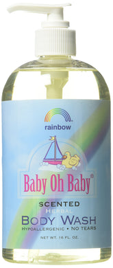 Rainbow Research Baby Scented Body Wash bottle for gentle cleansing of delicate skin