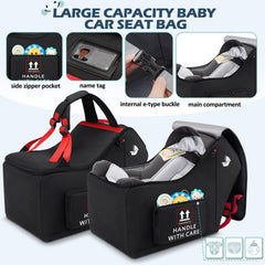 RAINSMORE backpack carry mode allows hands-free travel with baby gear