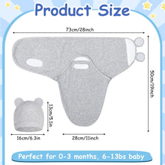 Ramede baby hats in the 6-pack provide soft warmth for newborn heads.
