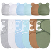 Ramede 6-pack swaddle blankets provide versatile coverage for newborns.