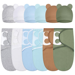 Ramede 6-pack swaddle blankets provide versatile coverage for newborns.