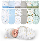 Ramede preemie swaddle blanket with whale pattern offers gentle cuddle for newborns.
