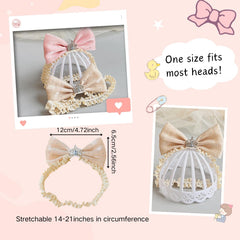Rannyrena adjustable headband for a comfortable fit on tiny heads.