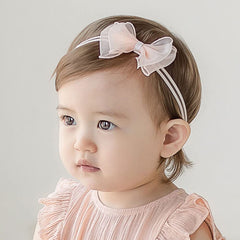 Rannyrena knotted headband white lace side profile for daily wear