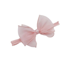 Rannyrena soft stretchy lace headband for babies, perfect for daily outfits and cute portraits.