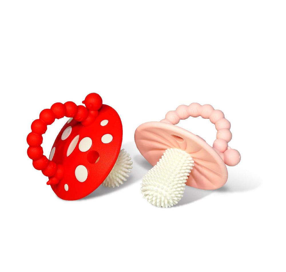 RaZbaby Chompy teether massaging bristles soothe gums