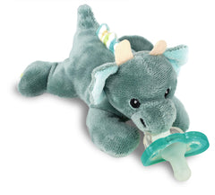 RaZbaby JollyPop pacifier with dragon holder for on-the-go soothing