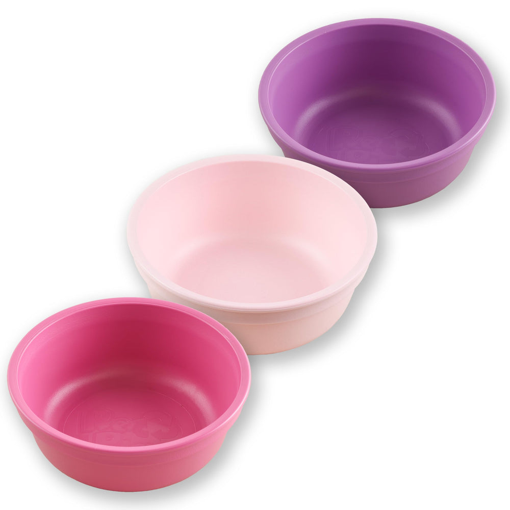 Re-Play 3-pack toddler bowls displayed for family meals.
