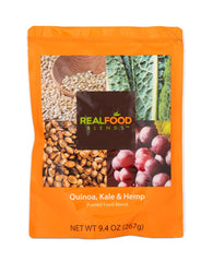 Real Food Blends served bowl presents a balanced, plant-based meal option.