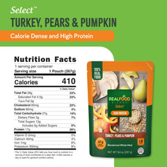 Real Food Blends texture closeup shows real ingredients