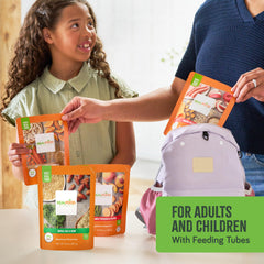 Real Food Blends front packaging displays pack size and 9.4 oz portions for planning