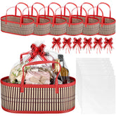 Reallnaive large empty gift basket ready for premium packaging