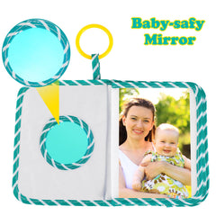 Reallnaive safety mirror feature promotes interactive exploration for babies