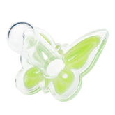 Rearz Enigma green butterfly pacifier – durable silicone design for adult sensory play