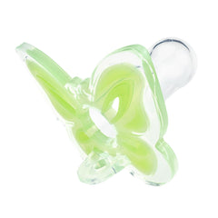Rearz Enigma green pacifier nipple – hollow design for interactive use