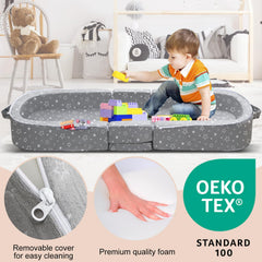 REAWUL foldable bed foam detail highlighting breathable 25D foam