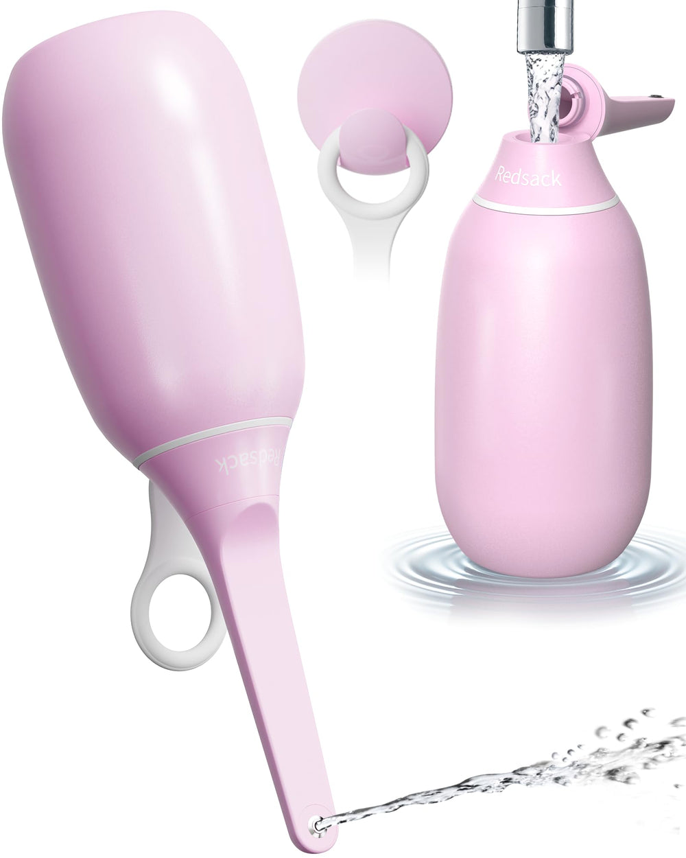 Redsack foldable peri bottle with flip-top lid for quick, leakproof cleansing