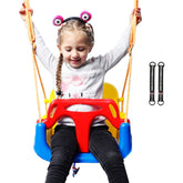 RedSwing 3in1 baby swing seat blue for infants to teens, outdoor play.
