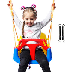 RedSwing 3in1 baby swing seat blue for infants to teens, outdoor play.