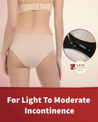 REELINDRY 1.8 oz absorbency underwear highlighting light leaks secure containment