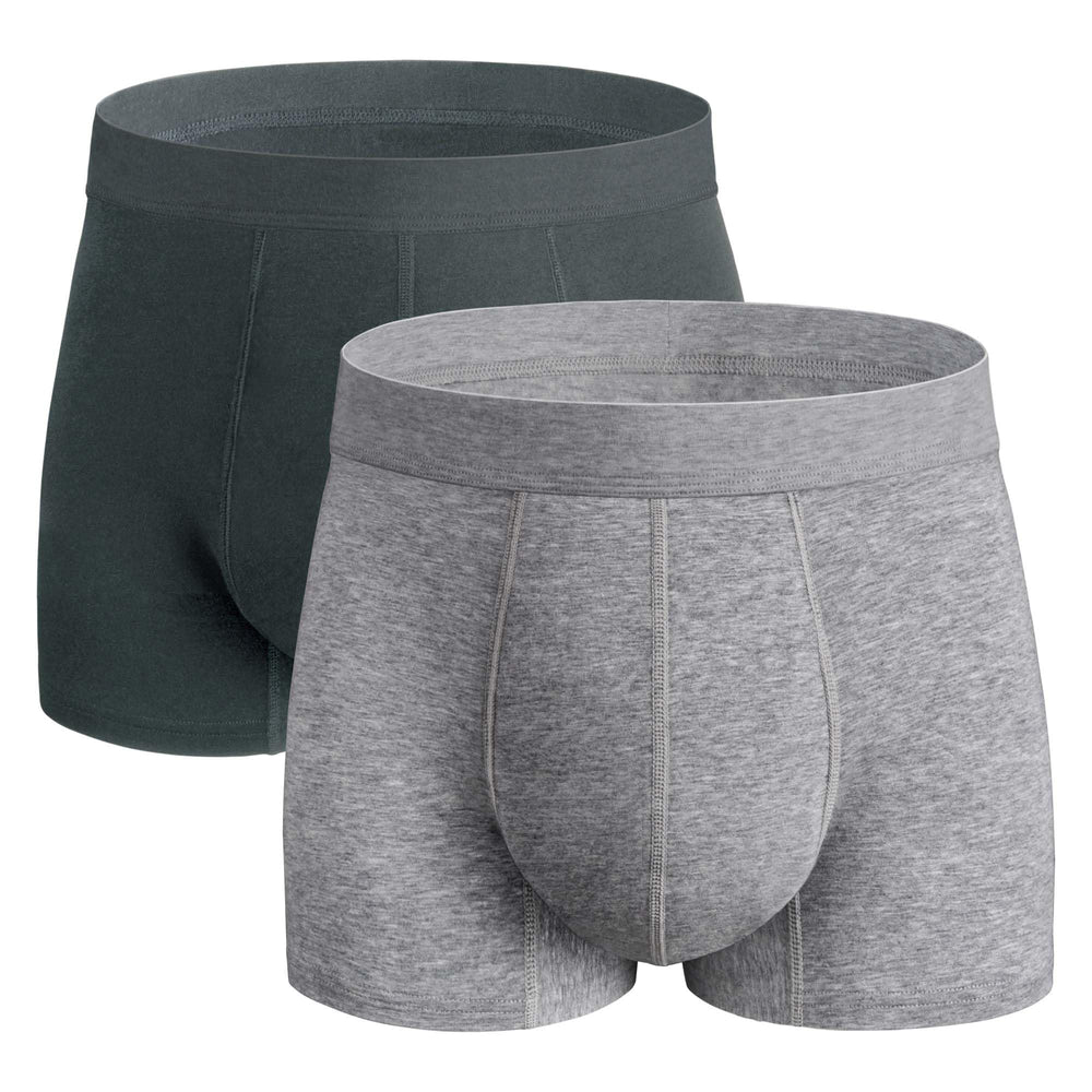 REELINDRY men's underwear dark gray front view, discreet protection for light to moderate leaks