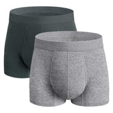 REELINDRY men's underwear dark gray front view, discreet protection for light to moderate leaks